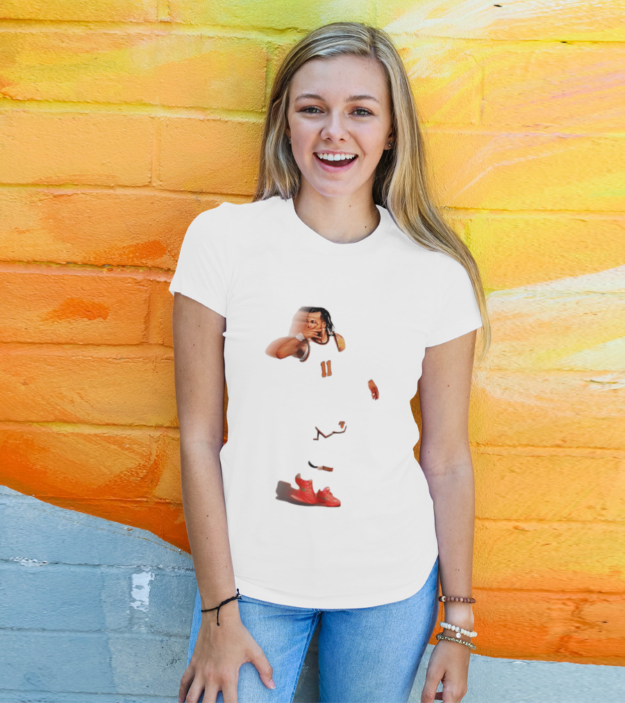 Jalen Brunson New York Knicks NBA Player Unique Distorted T-Shirt