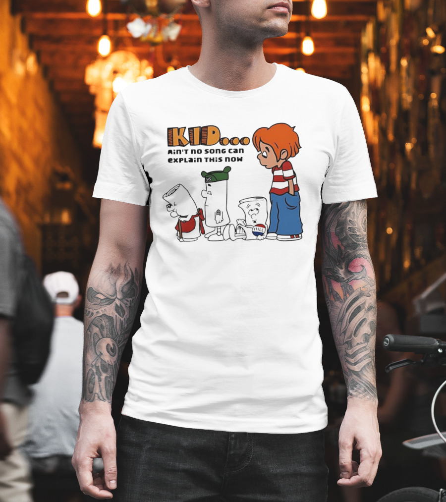 Kid Ain't No Song Can Explain This Now Retro Cartoon T-Shirt