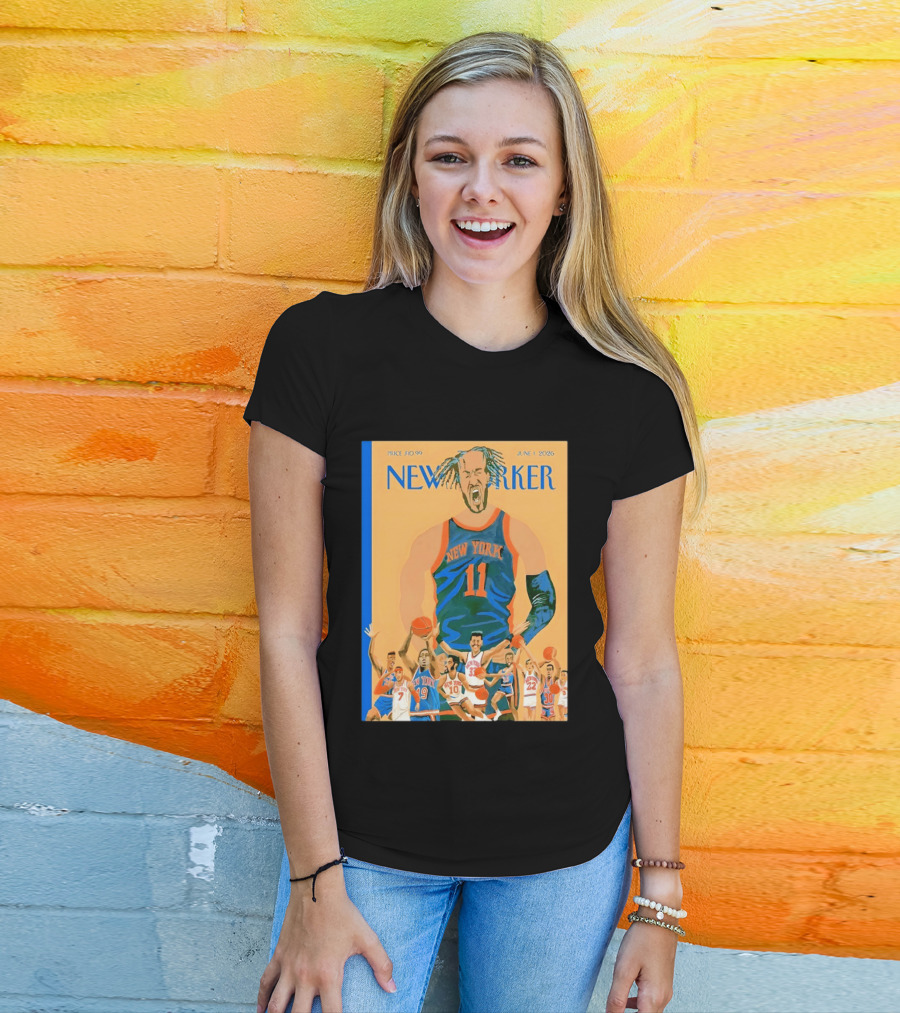 New York Knicks The New Yorker June 2026 Cover T-Shirt
