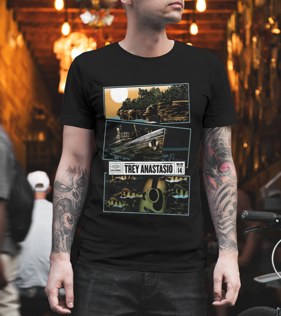 Trey Anastasio Acoustic Evening Lake Superior Big Top Chautauqua Bayfield Wisconsin June 14 2026 T-Shirt