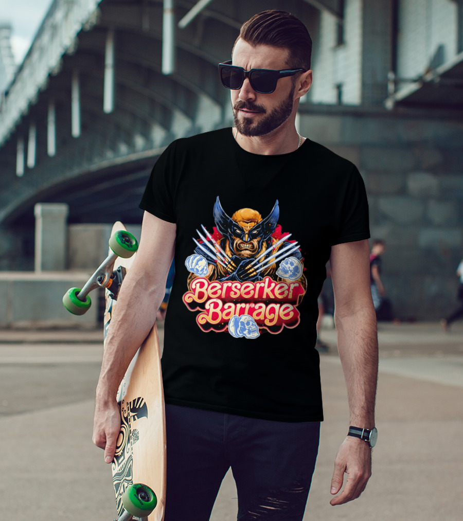 Berserker Barrage Wolverine Claw Attack Mode T-Shirt
