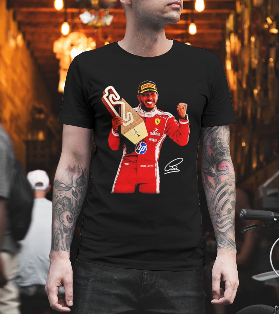 Lewis Hamilton Ferrari Racing Champion Pirelli Winner Remember Who You Are T-Shirt