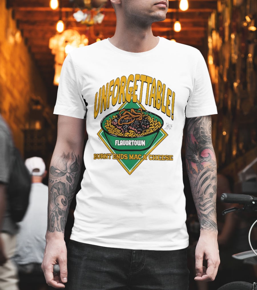 Unforgettable Flavortown Burnt Ends Mac & Cheese T-Shirt