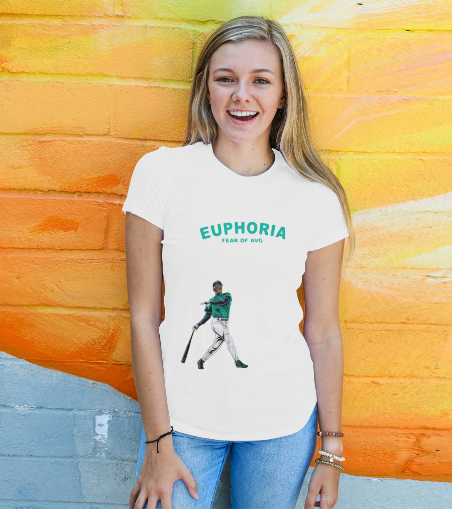 Euphoria Fear Of AVG Baseball Player Iconic Swing T-Shirt