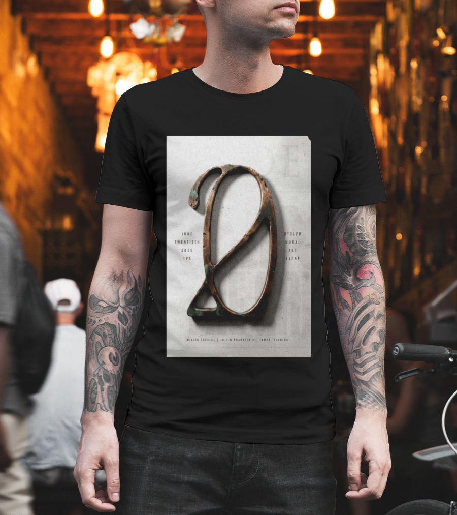 Underoath Mural Art Event Tampa Florida June Twentieth 2026 T-Shirt