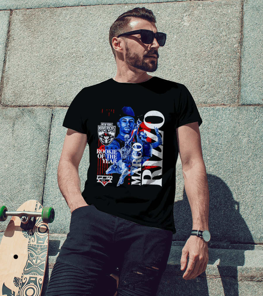 Marco Rizzo New York Mavericks PBR 2026 Rookie Of The Year T-Shirt