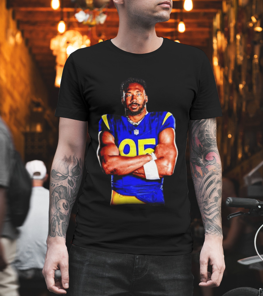 Myles Garrett 95 Los Angeles Rams Football Sports Fan T-Shirt