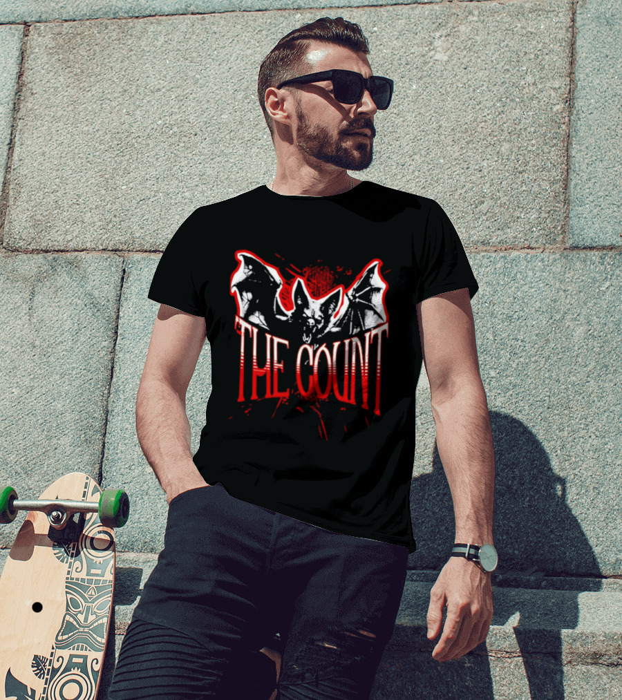 The Count Bat Illustration Sebastian Silvera T-Shirt