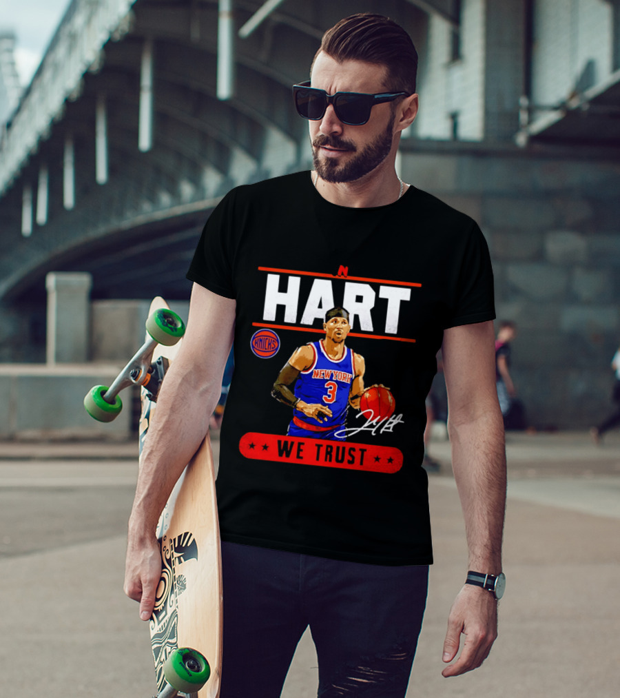 New York Knicks Josh Hart In Hart We Trust Basketball Player T-Shirt