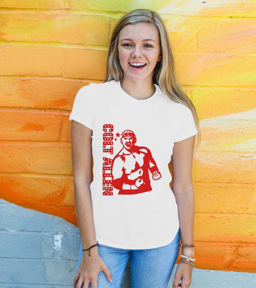 Bald Eagle Colt Allen Red Bold Star Striker T-Shirt