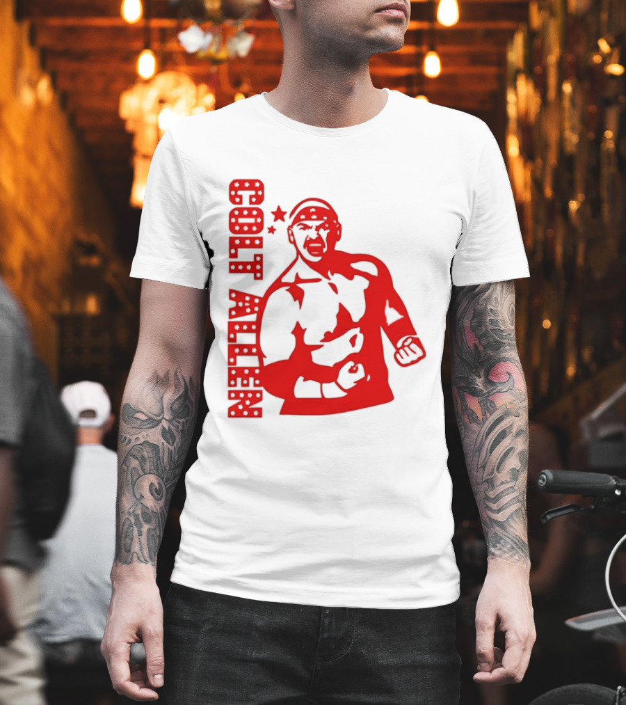 Bald Eagle Colt Allen Red Bold Star Striker T-Shirt