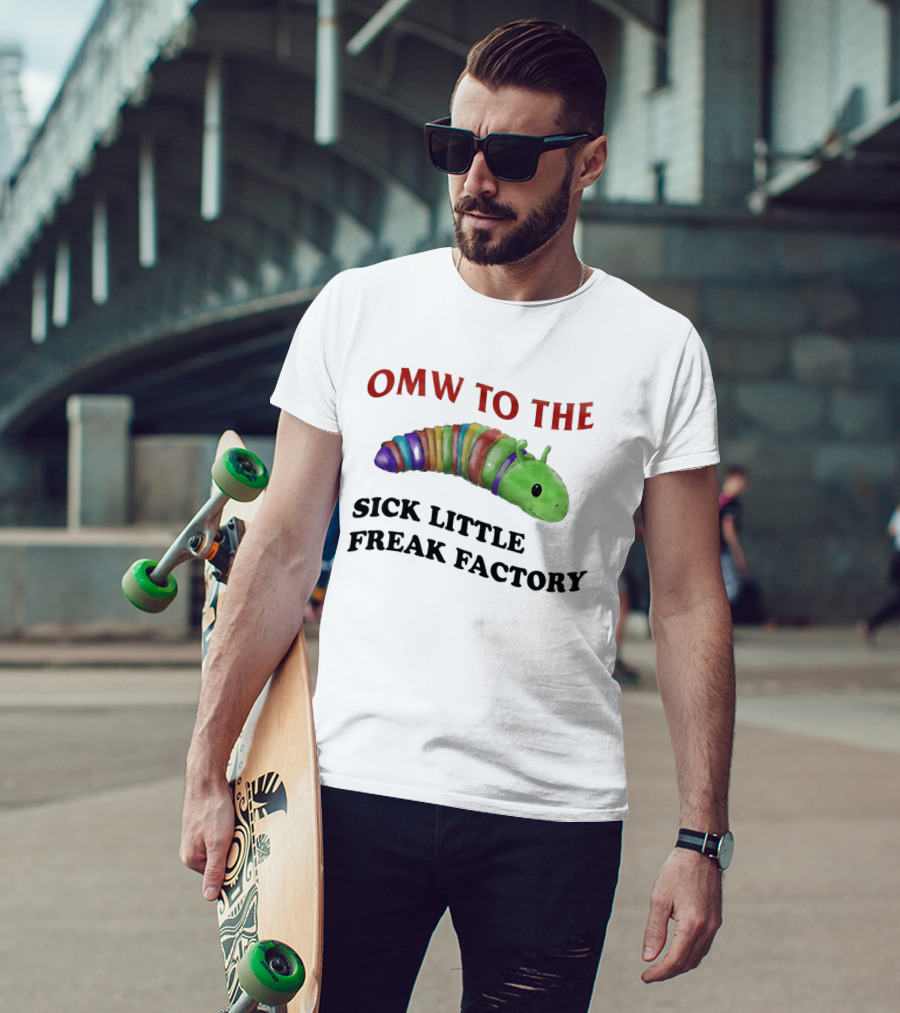 OMW To The Sick Little Freak Factory Caterpillar T-Shirt