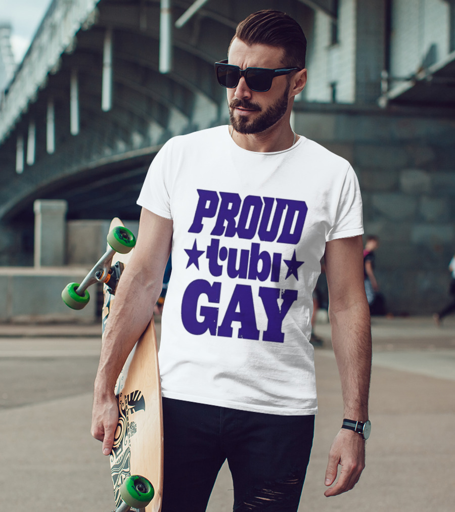 Proud Tubi Gay Stars LGBTQ+ Celebration T-Shirt