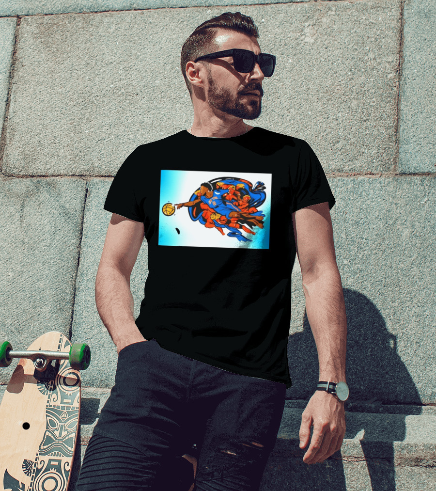 OG Anunoby New York Knicks Creation Of Adam Basketball T-Shirt