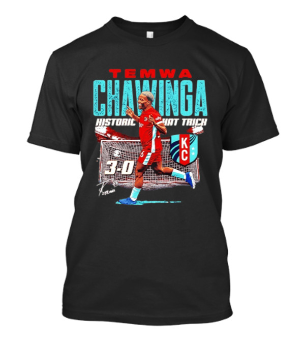Temwa Chawinga KC Historic Hat Trick 3 0 T-Shirt