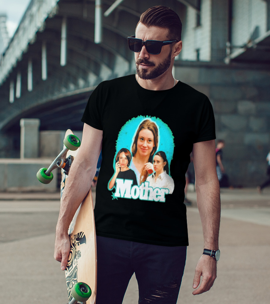 Casey Anthony Mother Colorful Collage T-Shirt