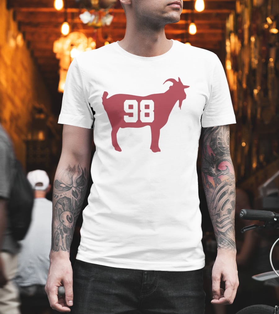 98 Goat Jordy Frahm Nebraska Football T-Shirt