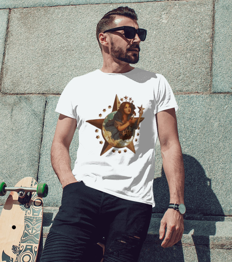 A Ma Maniere Alchemist Star Girl Celestial Starburst T-Shirt