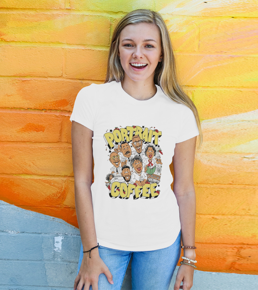 Martin Luther King Jr Civil Rights Leaders Portrait Coffee T-Shirt