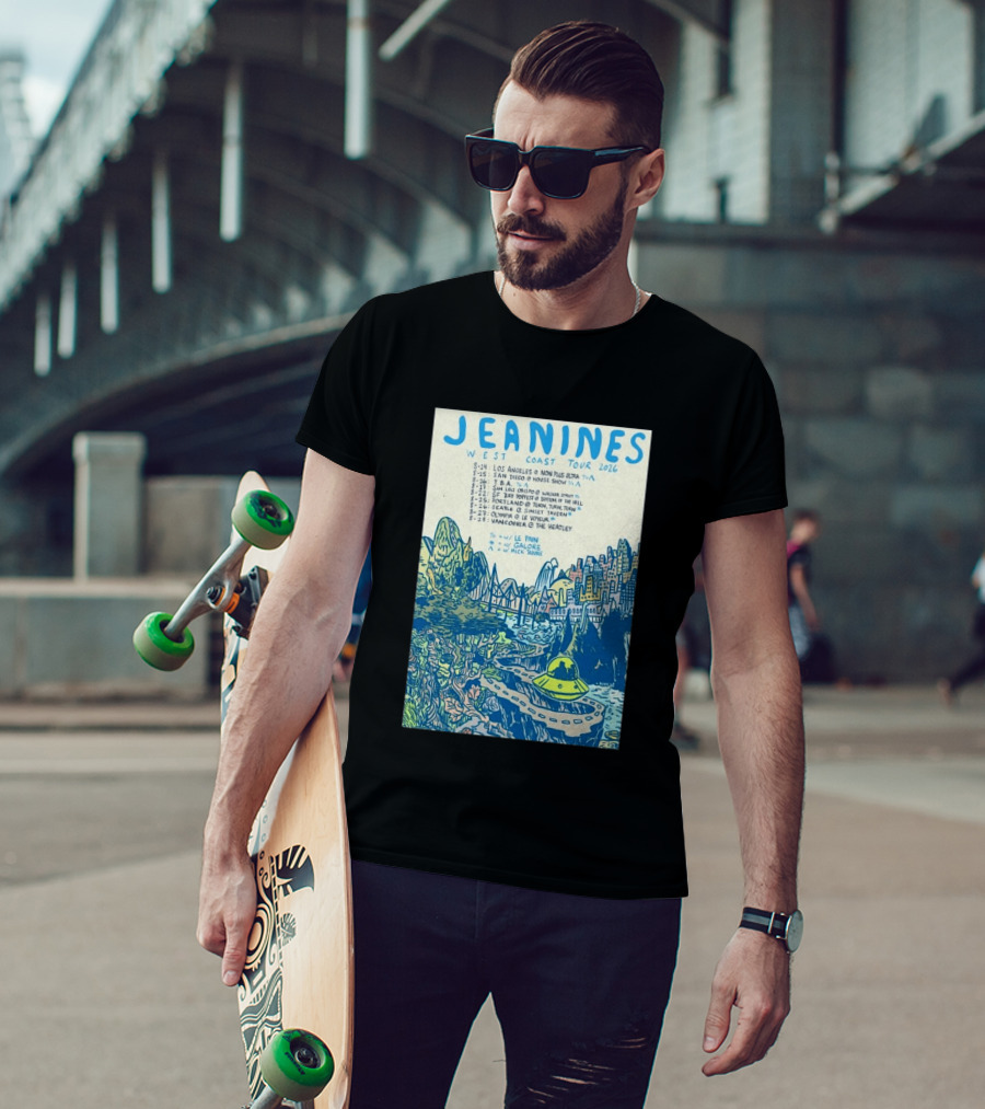 JEANINES West Coast Tour 2026 Cities And Venues T-Shirt