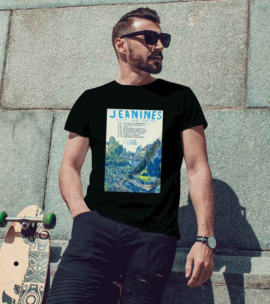 JEANINES West Coast Tour 2026 Cities And Venues T-Shirt