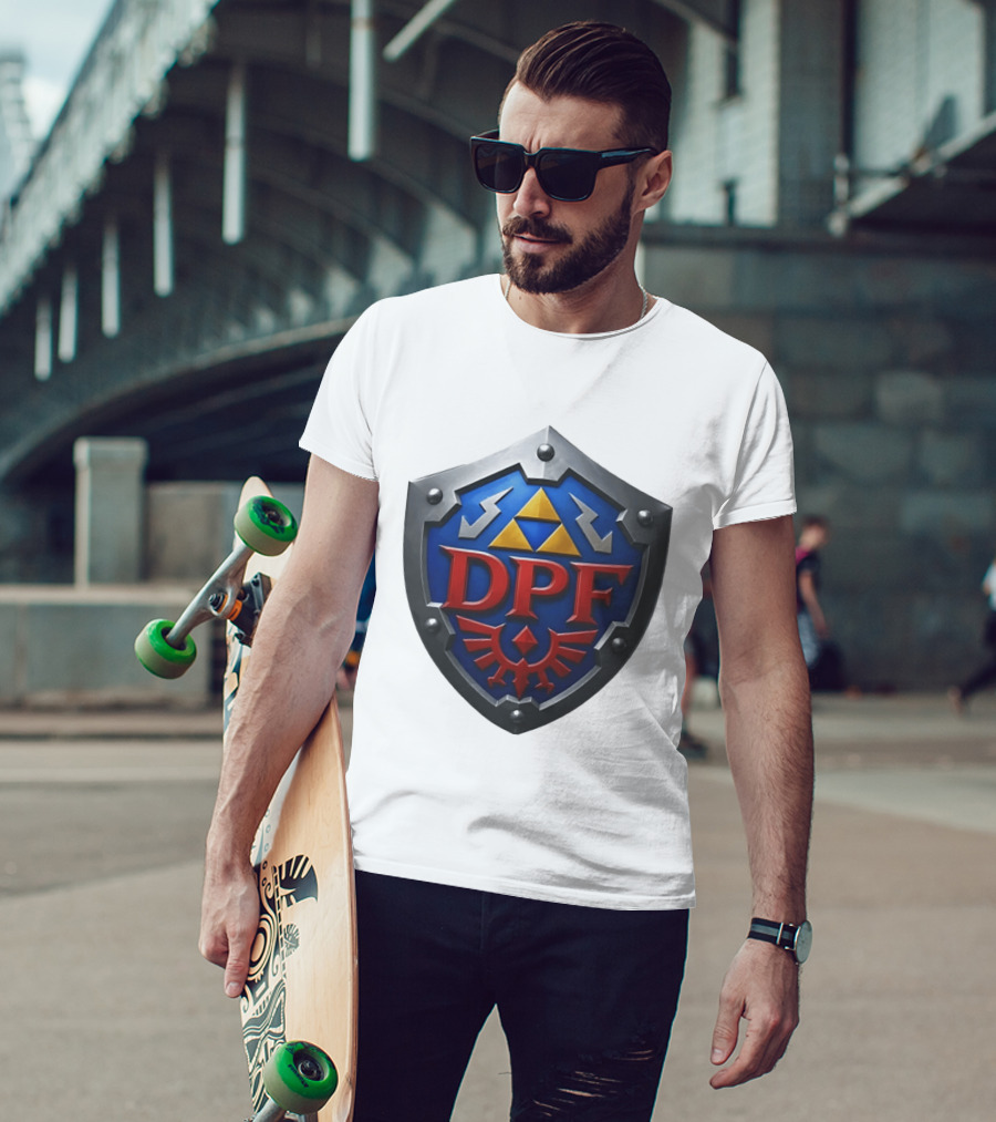 DPF Crest Shield Hylian Gamer Zelda TriForce T-Shirt