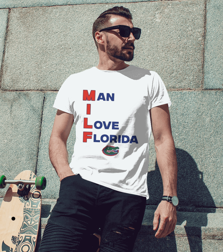 Man I Love Florida Gators College Football Gator T-Shirt