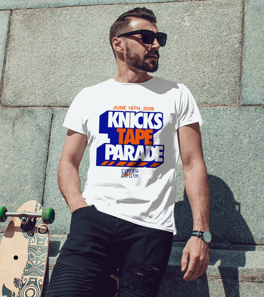 June 18th 2026 Knicks Tape Parade NYC NBA T-Shirt