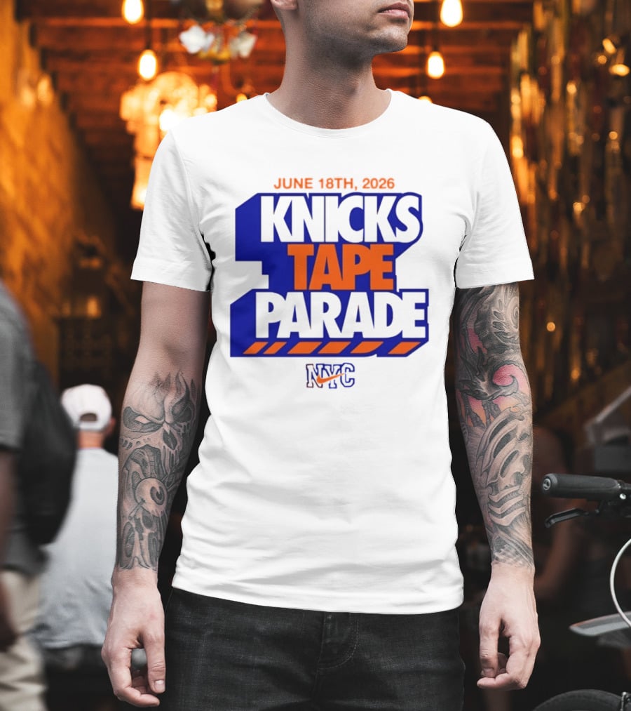June 18th 2026 Knicks Tape Parade NYC NBA T-Shirt