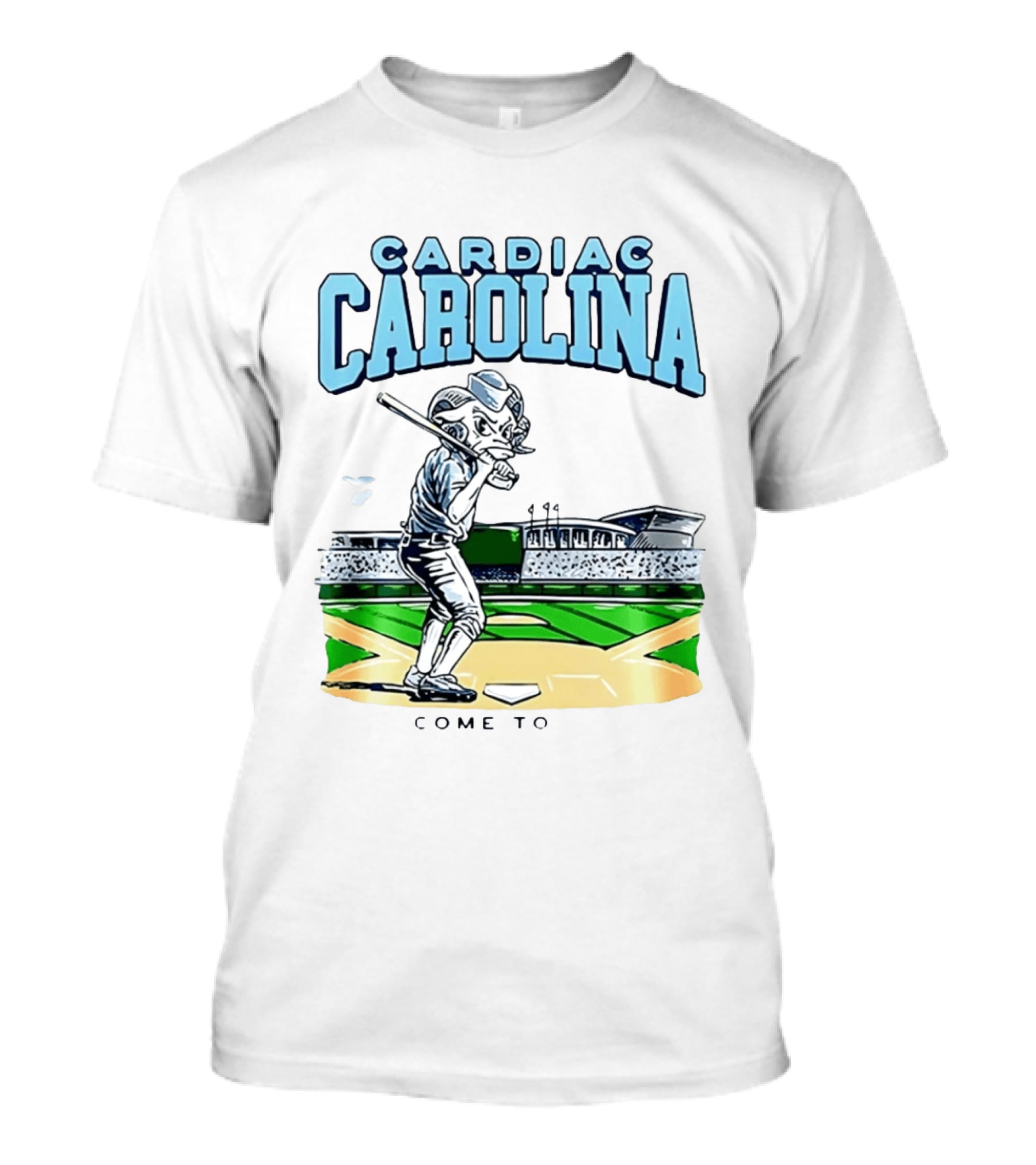 Cardiac Carolina Come To Omaha North Carolina Tar Heels X Cardiac Carolina Welcome To Omaha 2026 T-Shirt