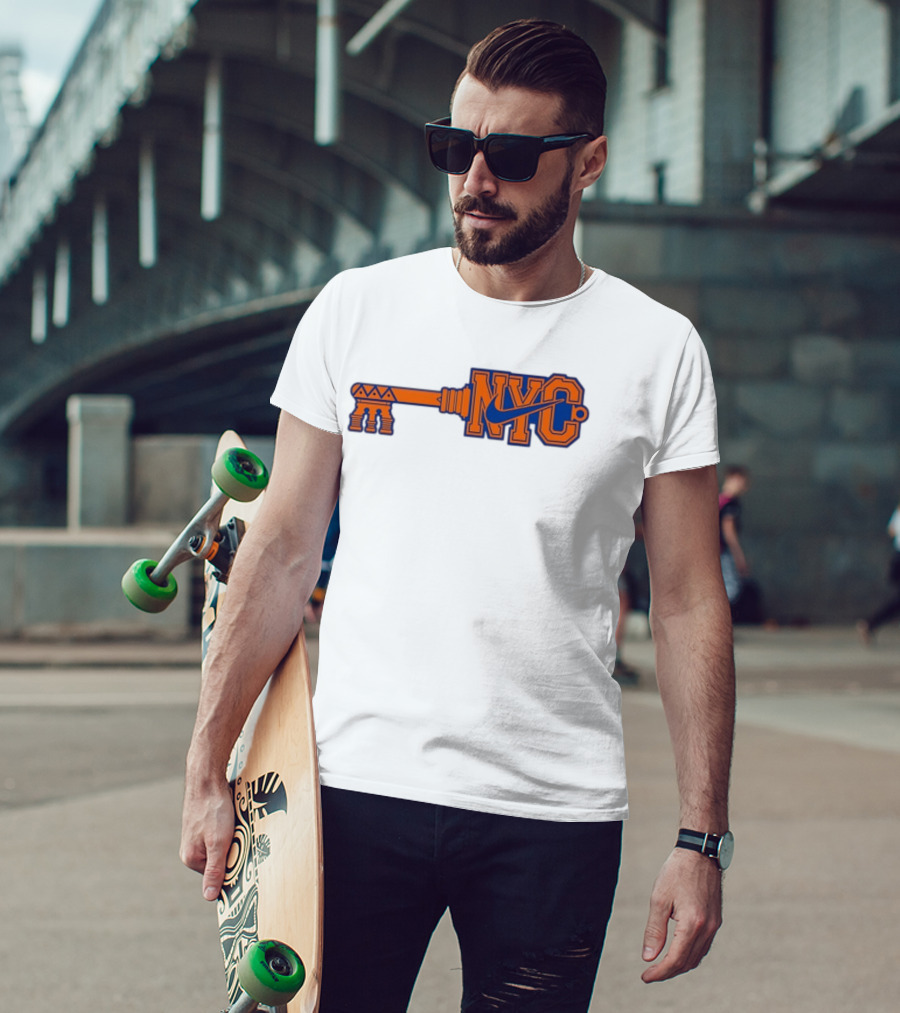 NYC Key New York Knicks Basketball Nike T-Shirt