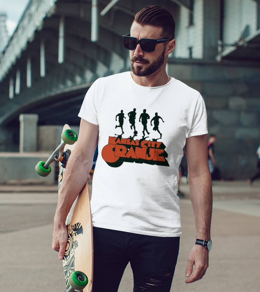 Kansas City Orange Soccer Silhouettes Made Mobb T-Shirt
