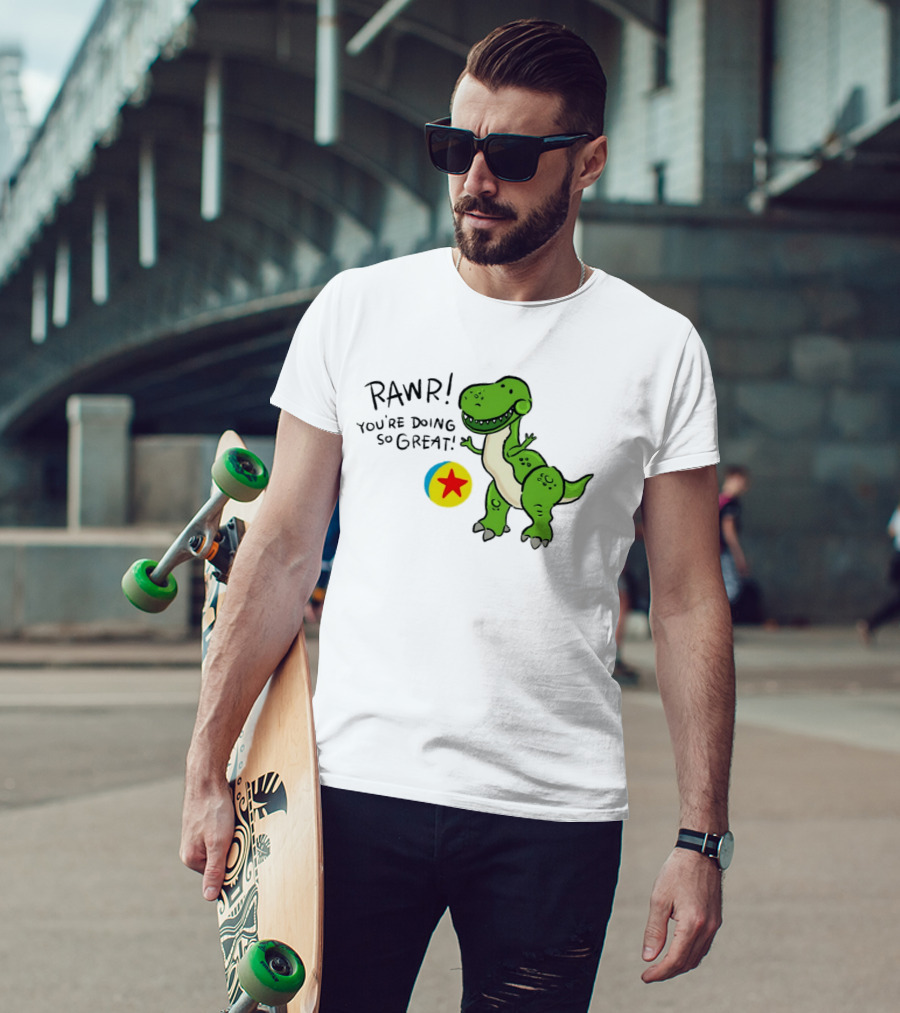 RAWR You're Doing So Great Rex Toy Story Pixar Ball T-Shirt