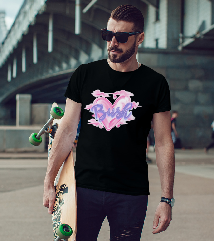 Bush Heart Clouds 90s Rock Gavin Rossdale T-Shirt