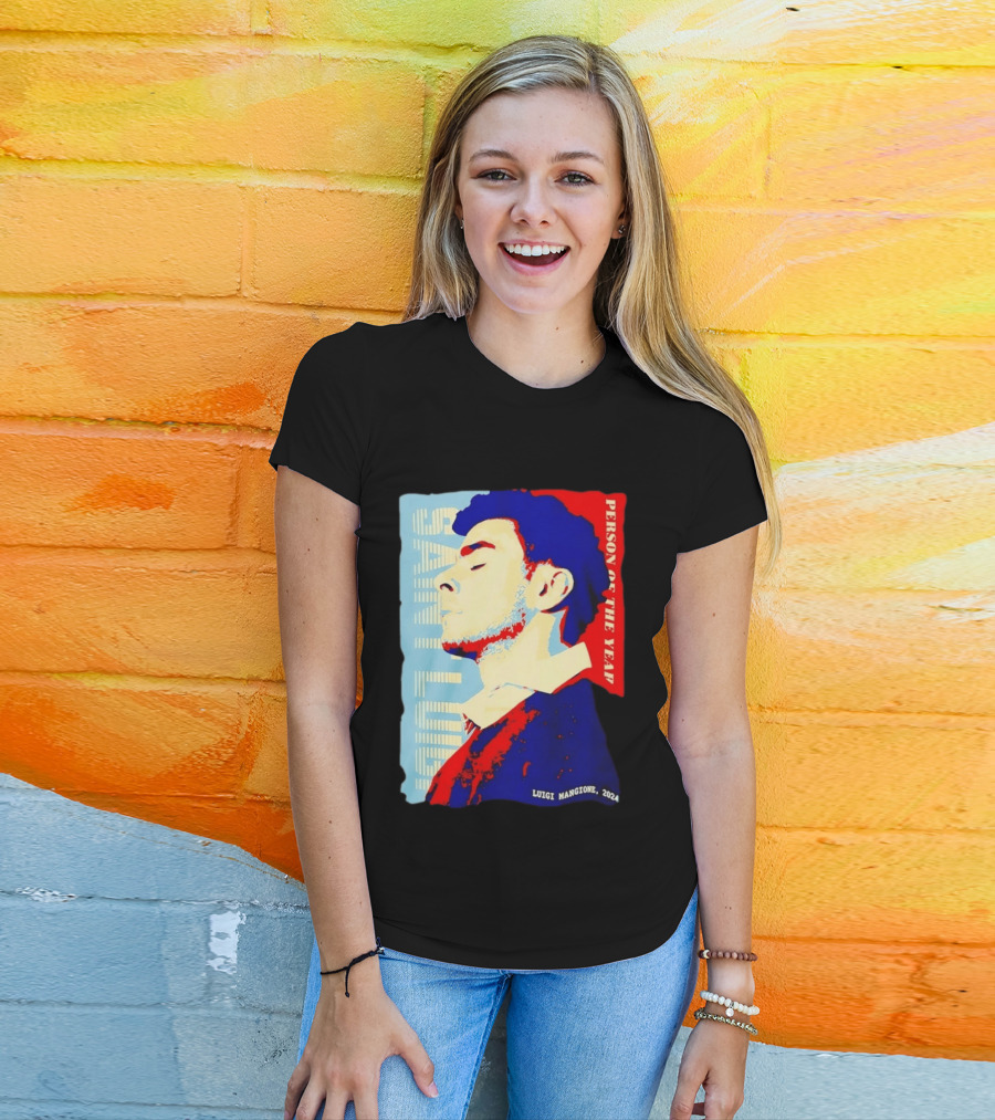 Saint Luigi Mangione 2024 Person Of The Year T-Shirt