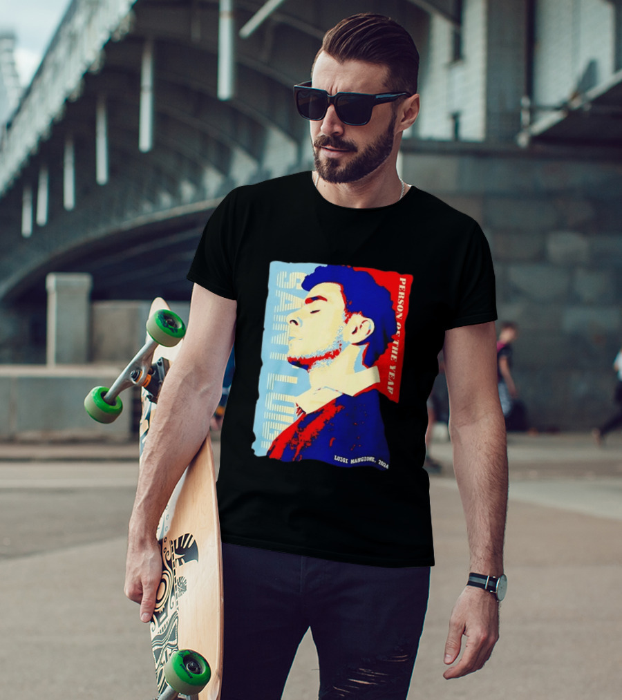 Saint Luigi Mangione 2024 Person Of The Year T-Shirt