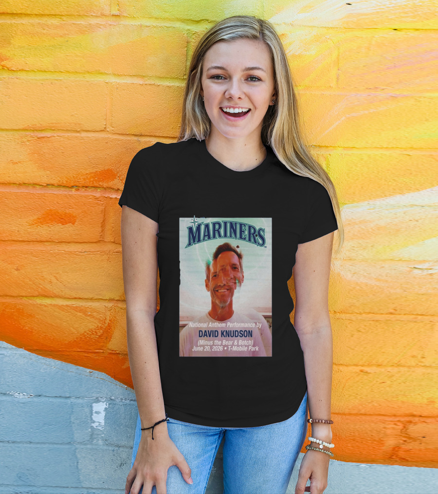 Mariners National Anthem Performance David Knudson June 20 2026 Mobile Park T-Shirt