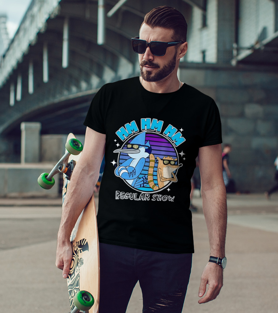 HM HM HM Mordecai And Rigby Regular Show Cartoon T-Shirt