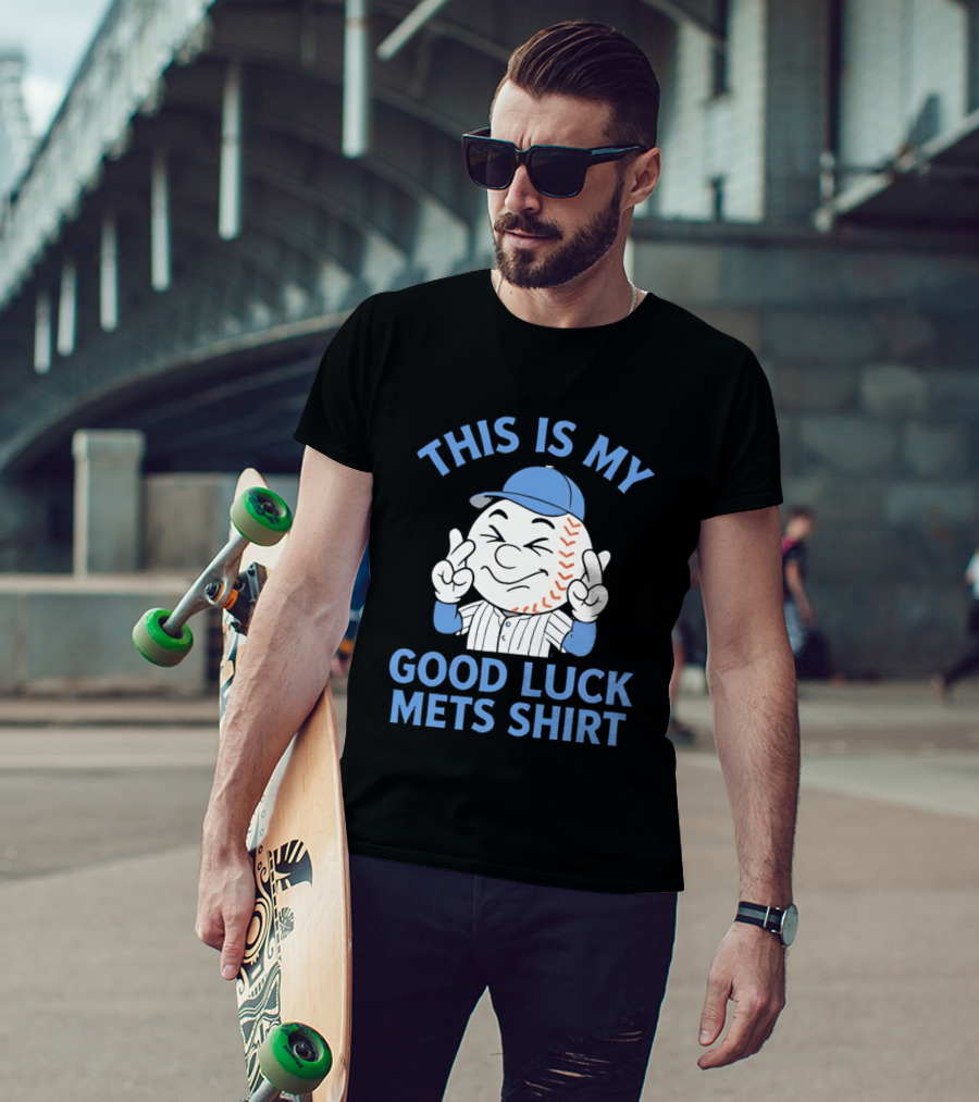 This Is My Good Luck Mets Mr Met T-Shirt