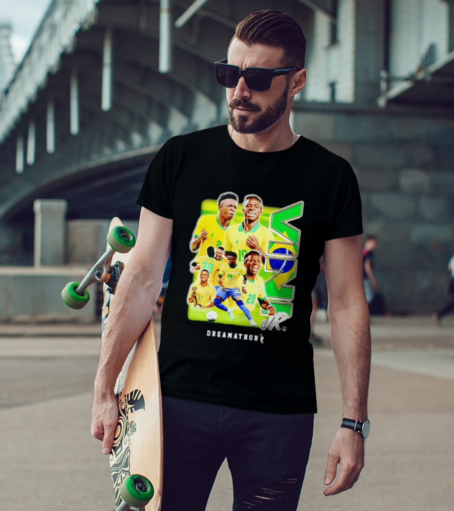 Vini Jr Brazil Dreamathon Soccer Moments T-Shirt