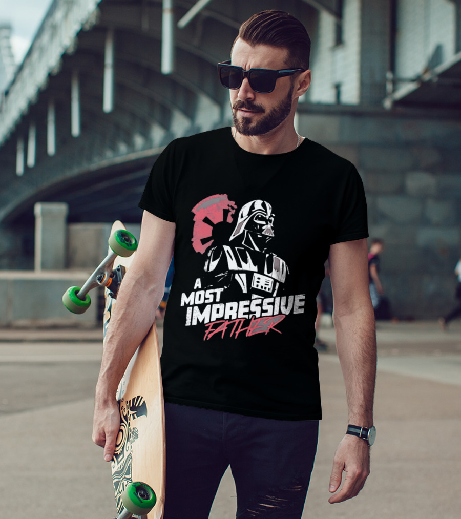 A Most Impressive Father Star Wars Darth Vader Iconic Pose T-Shirt