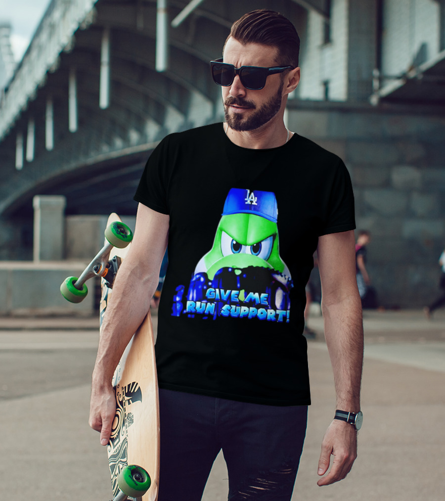 Los Angeles Dodgers Give Me Run Support Yoshi T-Shirt