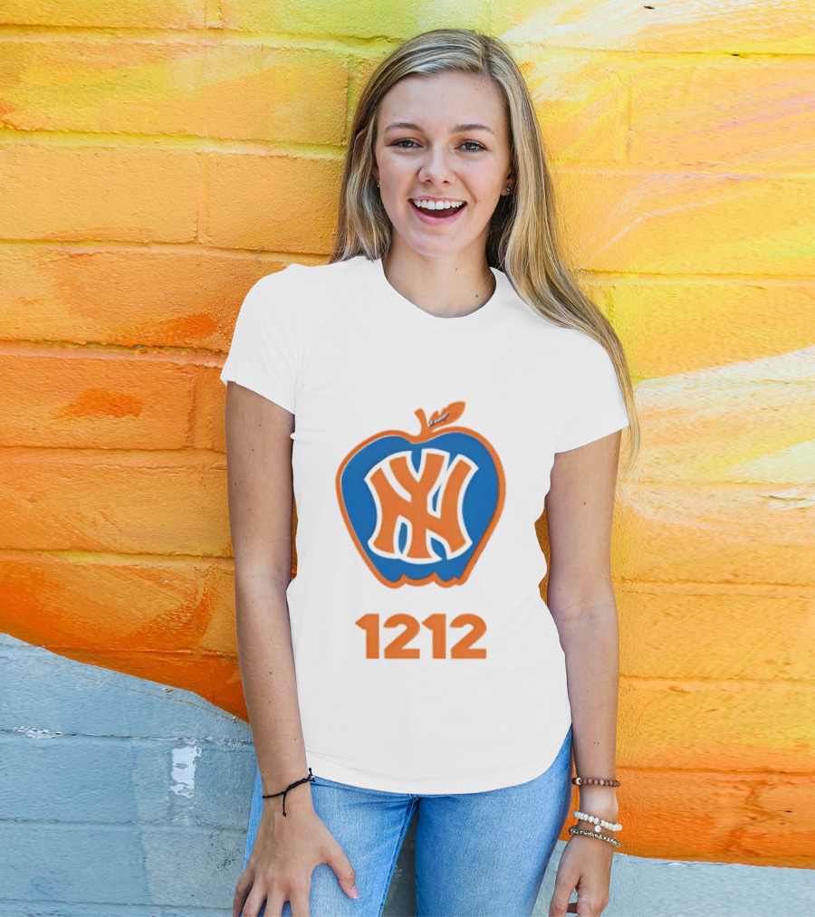New York City Yankees Apple Baseball MLB 1212 T-Shirt