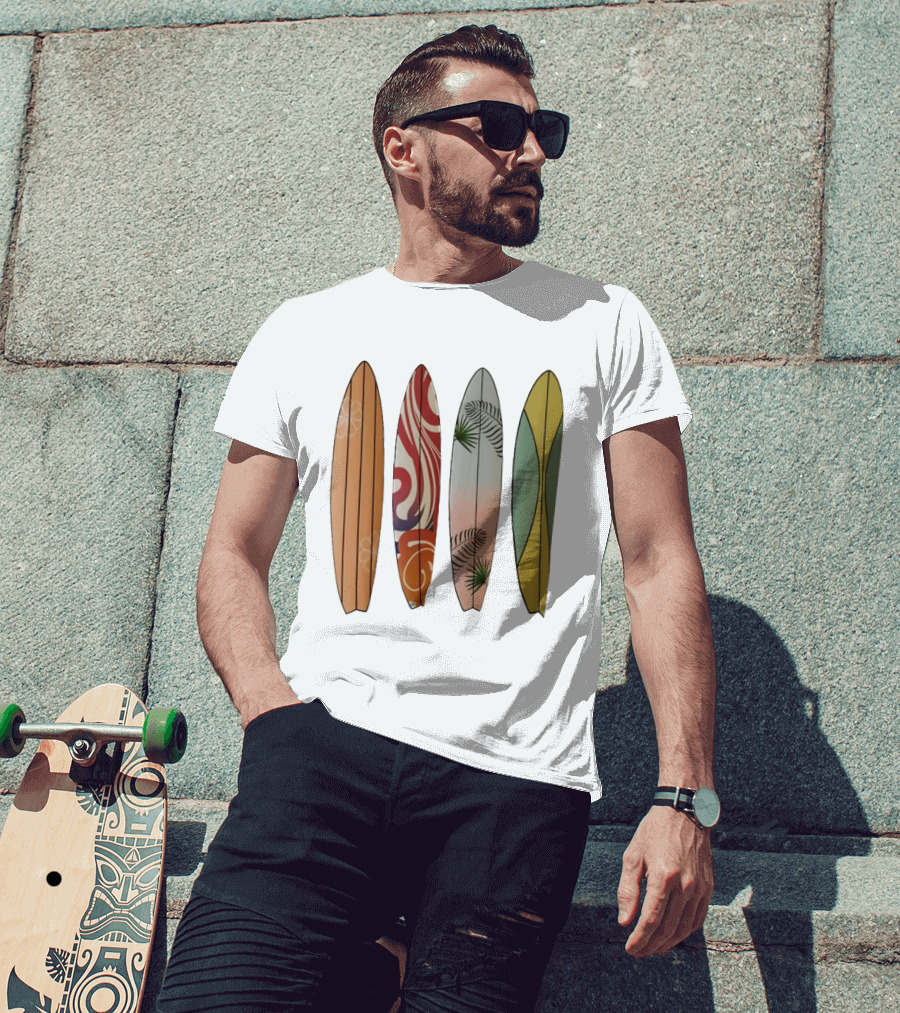 Philadelphia Eagles Margaritaville Surfboard Collaboration Vintage Tropical Beach Aesthetic T-Shirt