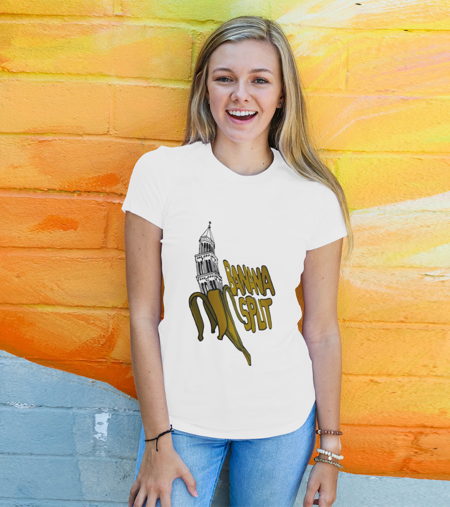 Split Diocese Bell Tower Banana Split Architecture T-Shirt
