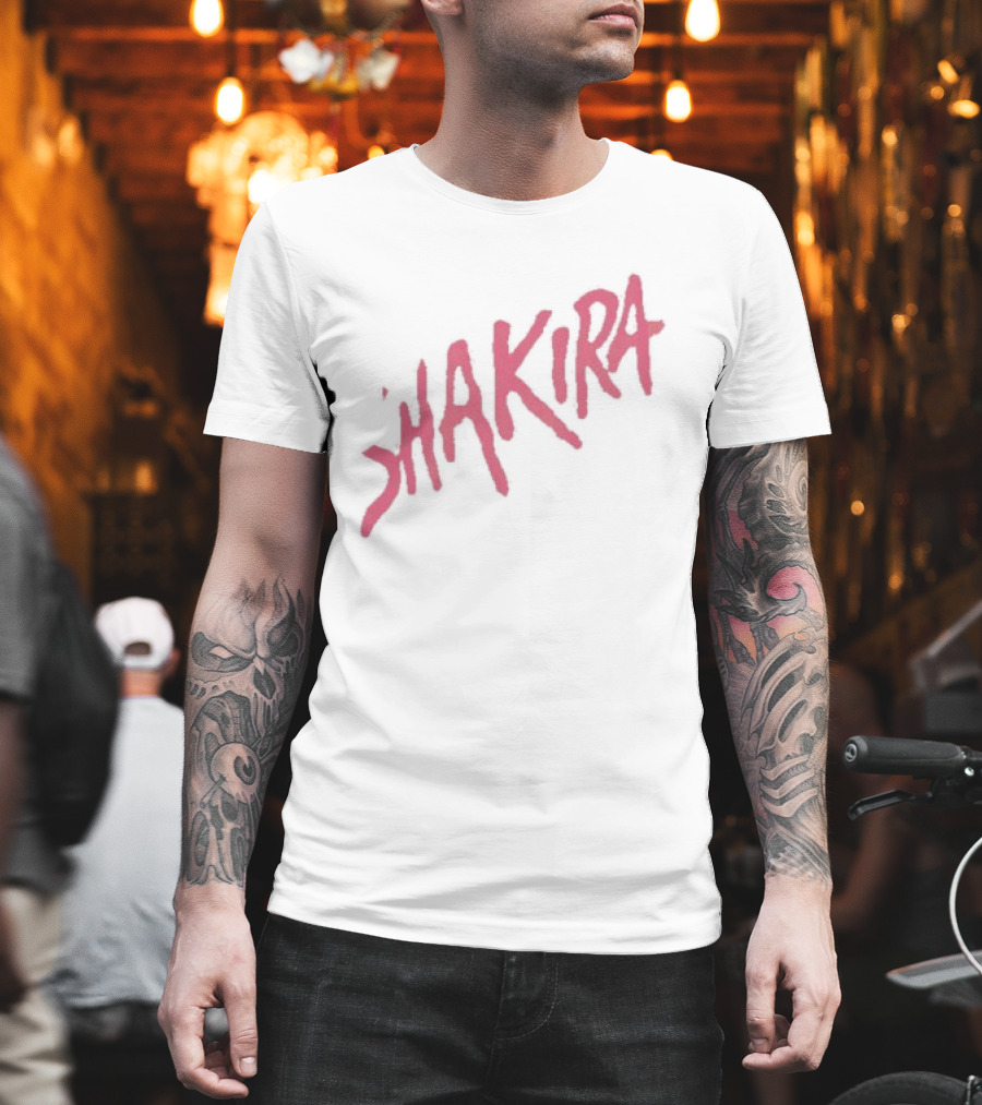 Shakira Las Mujeres Ya No Lloran World Tour Neon T-Shirt