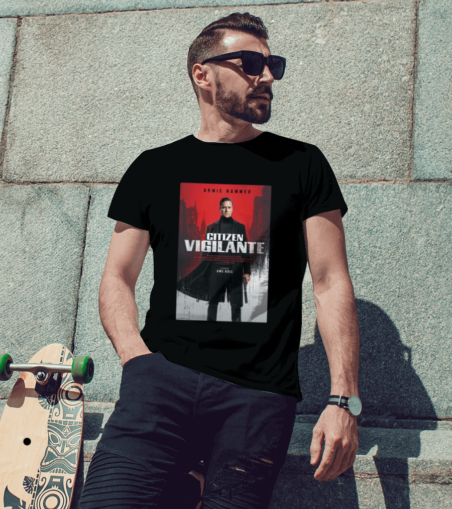 Armie Hammer Citizen Vigilante Film By Uwe Boll T-Shirt