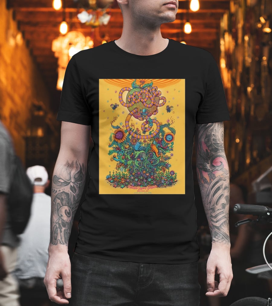 Goose Madison Square Garden New York June 19 And 20 2026 Event Psychedelic Floral T-Shirt