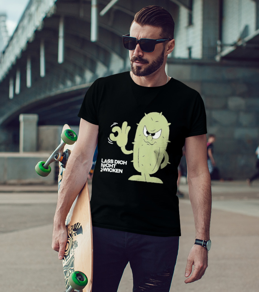 Lustiger Kaktus Lass Dich Nicht Zwicken T-Shirt