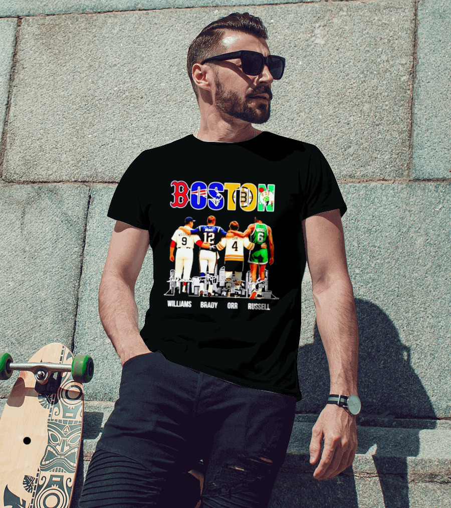 Boston Williams Brady Orr Russell Sports Legends T-Shirt